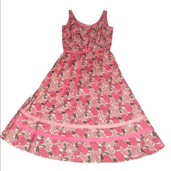 Loft Pink Floral Dress - Picture 6 of 12